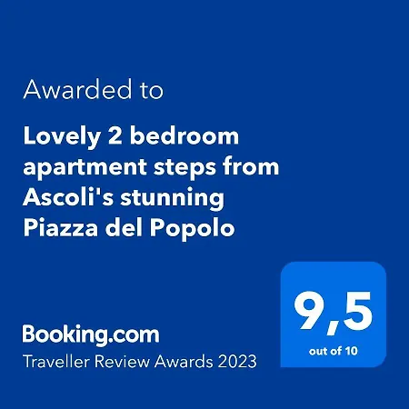 Lovely 2 Bedroom Steps From Ascoli's Stunning Piazza Del Popolo
